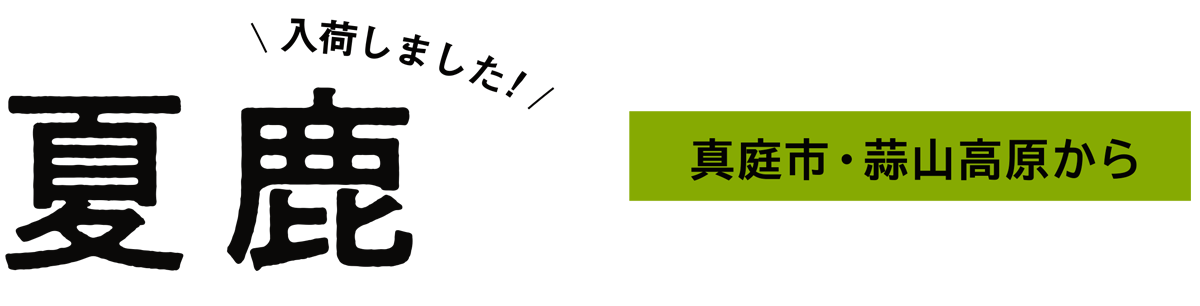 夏鹿 真庭市・蒜山高原から